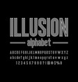 line font bw vector image