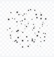 sparkling stars on sky icon transparent vector image vector image