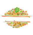 border for cinco de mayo vector image vector image