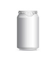 light and shiny aluminum cans vector image