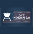 happy memorial day banner style collection vector image
