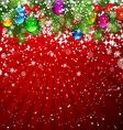 christmas background vector image