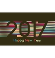 happy new year 2017 background calendar template vector image vector image