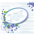 floral background vector image vector image