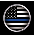 law enforcement support emblem and icon vector image vector image