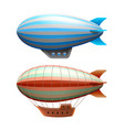airship isolated on white vector image