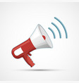 megaphone icon isolated on a white background vector image