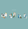 3d isometric flat conceptual vector image