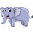 Cute elephant cartoon Royalty Free Vector Image