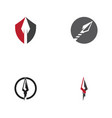 spear icon template vector image vector image