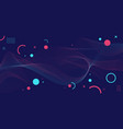 abstract background blue and pink particles dot vector image