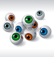 eyeballs vector image
