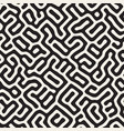 seamless pattern monochrome organic shapes vector image vector image