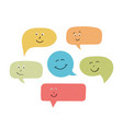 speech bubbles vector image vector image