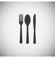 food and drink wood application icons vector image