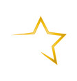 star graphics vector image vector image