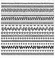 hand drawn borders for bullet journal vector image vector image