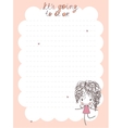 memo paper design vector image