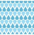 blue falling water drops seamless pattern vector image vector image
