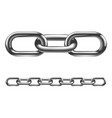 metal chain links vector image