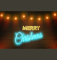 christmas composition on dark wooden vector image vector image