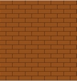 seamless pattern of red brick vector image vector image