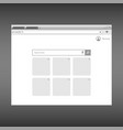 email message interface vector image
