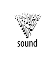 logo music vector image