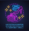 party neon light concept icon vector image