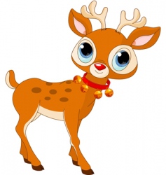 Elf and rudolf Royalty Free Vector Image - VectorStock