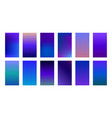 set of abstract gradient backgrounds for banner vector image