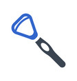 tongue scraper icon vector image vector image