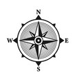 vintage marine wind rose nautical chart vector image