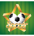 soccer sport vector image vector image
