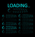 icon load progress circle for ui loading vector image