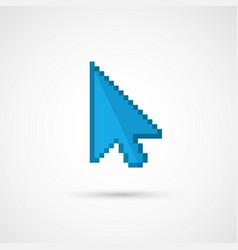 Pixel cursor icon - cursor Royalty Free Vector Image