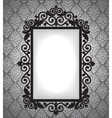 antique frame vintage background vector image