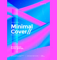 minimal poster design with holographic gradient vector image