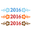 2016 aloha vector image