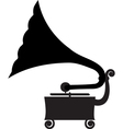 antique gramophone vector image