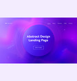 abstract purple circle landing page background vector image