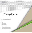 business presentation template from infographic vector image vector image
