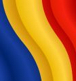 flag of romania vector image vector image