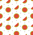 seamless pattern with slices and seeds vector image