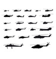 helicopters vector image