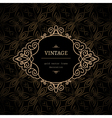 vintage gold background vector image vector image