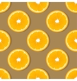 orange slice fruit seamless pattern citrus vector image vector image