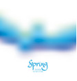 abstract blue color blurred background watercolor vector image