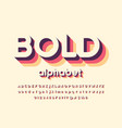 colour font vector image