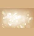 gold light blur glitter or sparkling defocused vector image